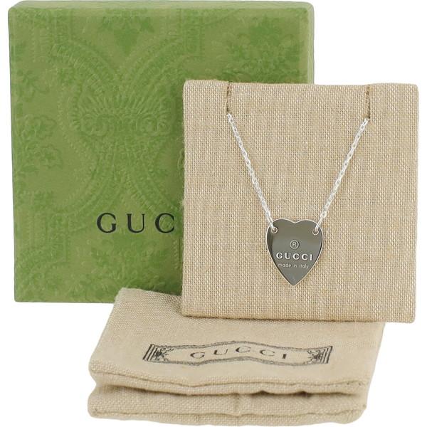 美品　GUCCI グッチ ゴースト プレート ハート ネックレス　正規品　箱袋付 楽天市場】【ギフト品質】グッチ GUCCI ネックレス ゴースト ハート