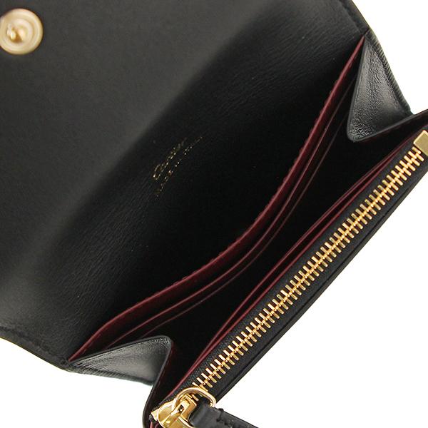 カルティエ 財布 二つ折り マストドゥカルティエ カーフレザー ブラック 5841 | Cartier | 06