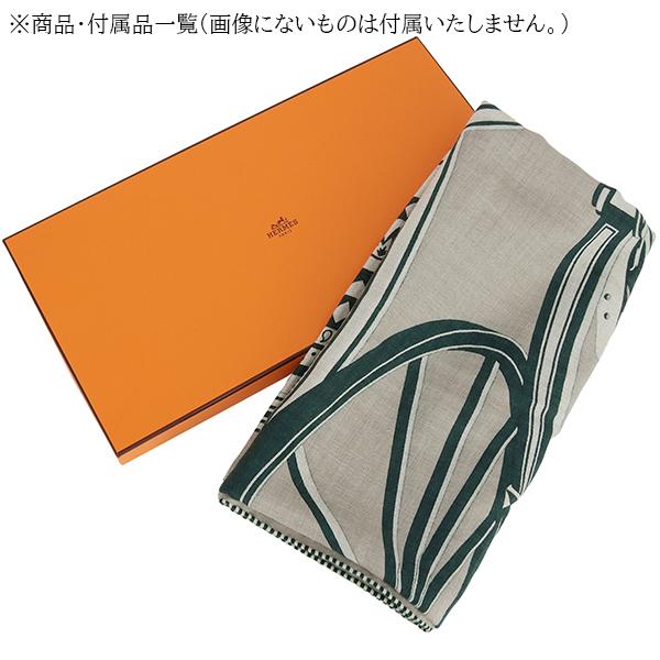 HERMES（エルメス） カレジェアン 140 ショール スカーフ 四輪馬車の