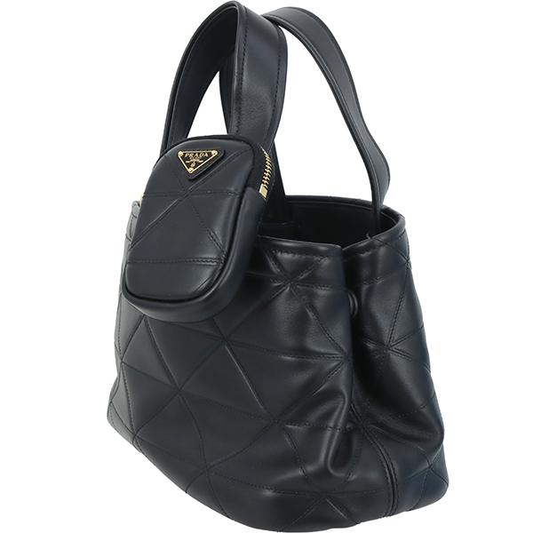 PRADA（プラダ） スモールトートバッグ トライアングルキルティング