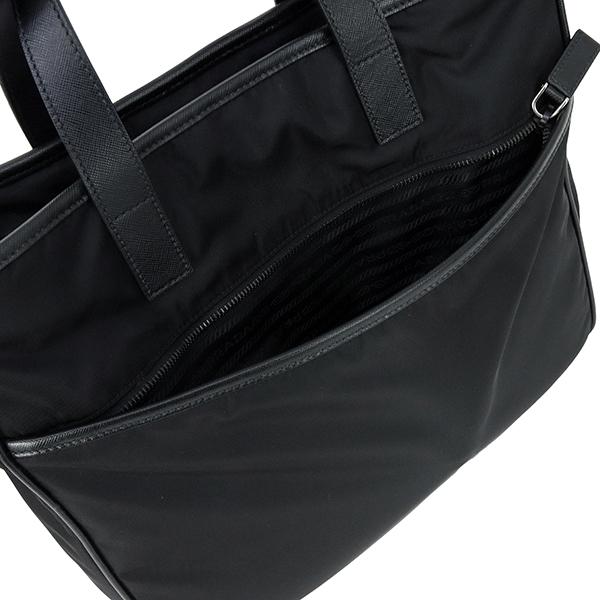 【多機能】PRADAプラダ 2way ビジネスバッグ トートバッグ 黒 鑑定済 PRADA（プラダ） 2WAY トートバッグ ショルダーバッグ ナイロン