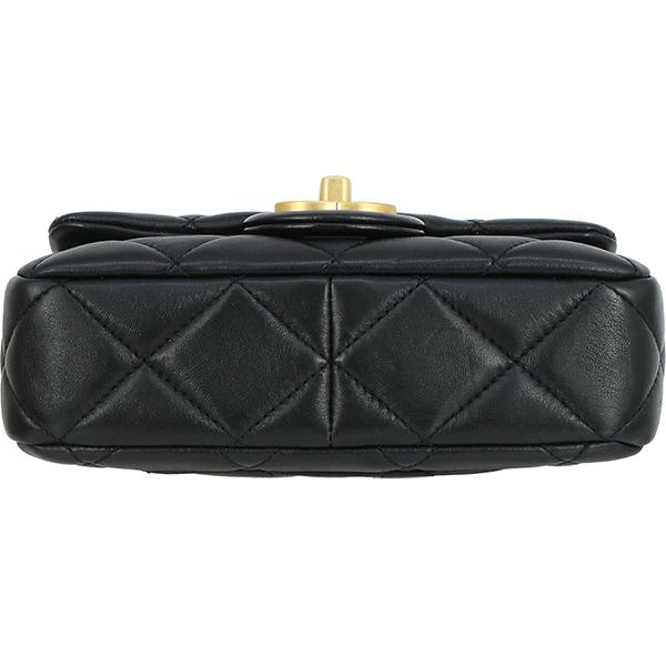 CHANEL　シャネル ミニマトラッセチェーンショルダー コットン ブラック CHANEL（シャネル） チェーンショルダーバッグ ミニマトラッセ