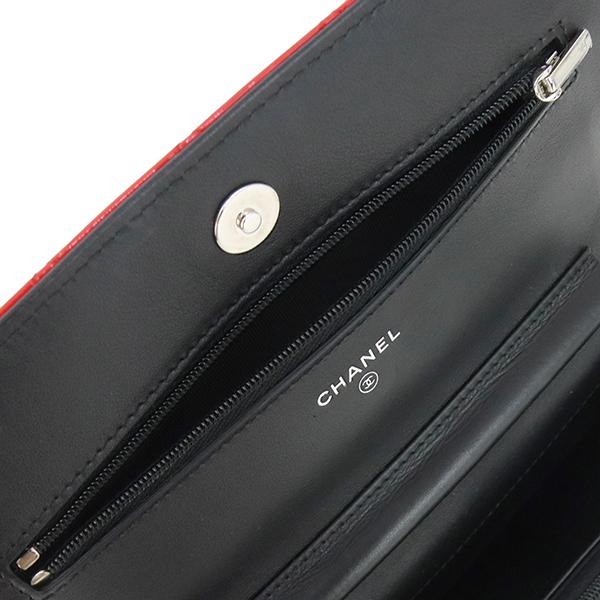 【超極美品！！】CHANELシャネル ドーヴィル チェーンウォレット 29番台 シャネル ドーヴィル チェーンウォレット ブルー ツイード レディース
