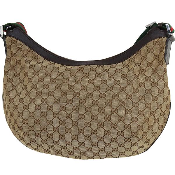 美品✨グッチ ボディバッグ GG キャンバス シェリーライン ブラウン GGキャンバス グッチ ショルダーバッグ シェリーライン ベージュ
