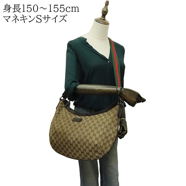 GGキャンバス グッチ ショルダーバッグ シェリーライン ベージュ