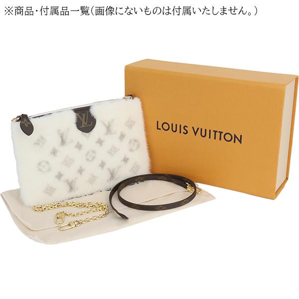 ルイヴィトン LOUIS VUITTON ショルダーバッグ ポシェット レディース M59294 ネオポシェットミラ モノグラム ソフトミンクファー 6603｜brand-across｜08