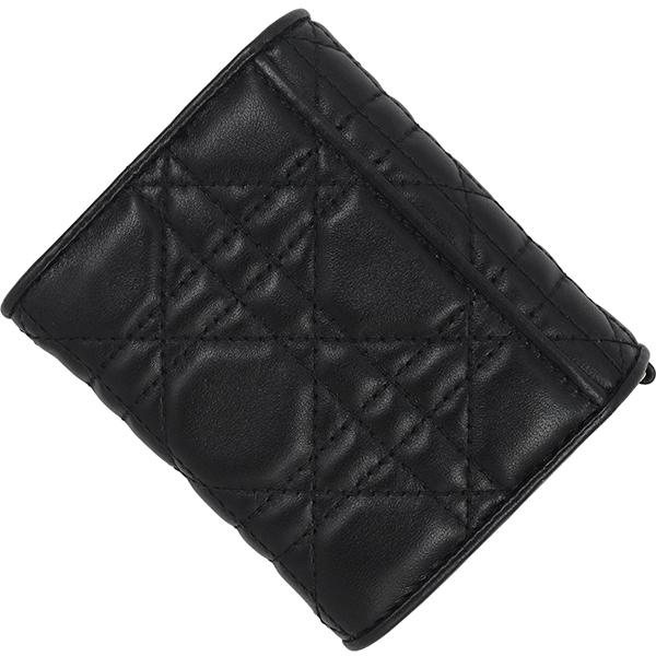 Lady Dior ディオール 財布 三つ折り ロータスウォレット カナージュ