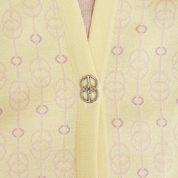 HERMES エルメス カーディガン 36 Sサイズ クリケティス ベージュ 