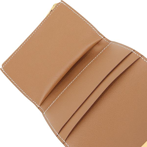 HERMES（エルメス） 財布 シャルニエール コンパクト マダム ゴールド