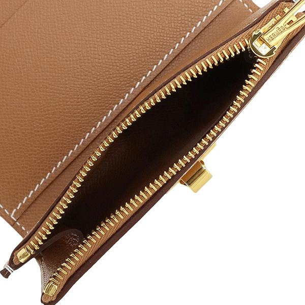 HERMES（エルメス） 財布 シャルニエール コンパクト マダム ゴールド