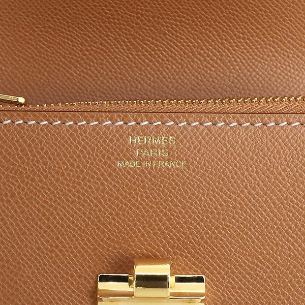 HERMES（エルメス） 財布 シャルニエール コンパクト マダム ゴールド