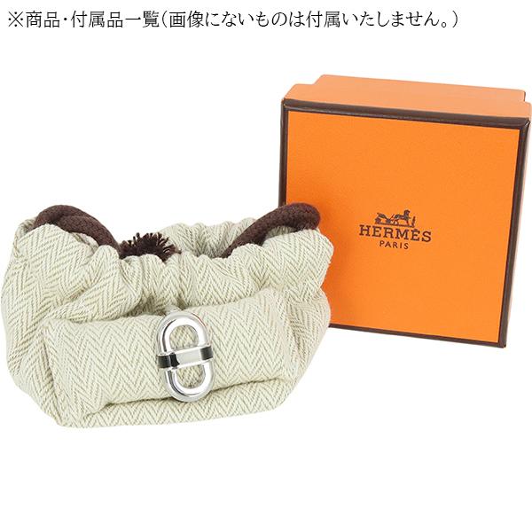 HERMES（エルメス） リング マイヨン 黒 52サイズ ラッカーメタル