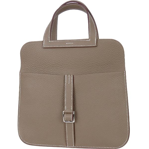 C397-8 イタリア製 HERMES エルメス アルパカ モヘア混 スラックス HERMES（エルメス） アルザン 25 トリヨンクレマンス エトゥープ 7191