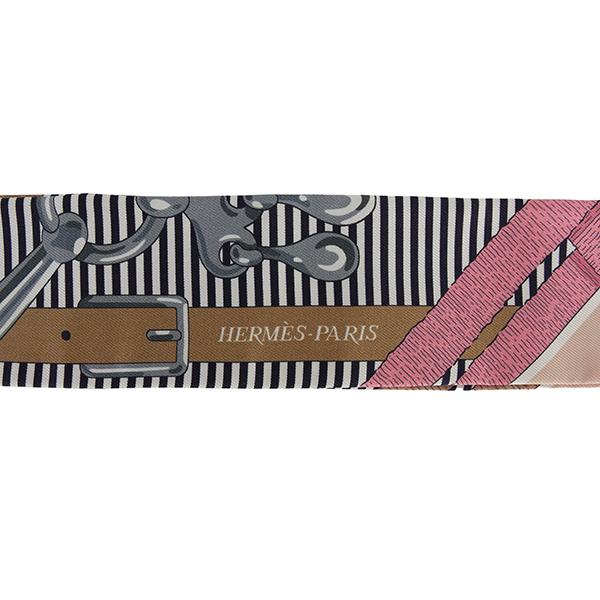HERMES（エルメス） ツイリー 馬銜 シュミーズ ヴューローズ グリス