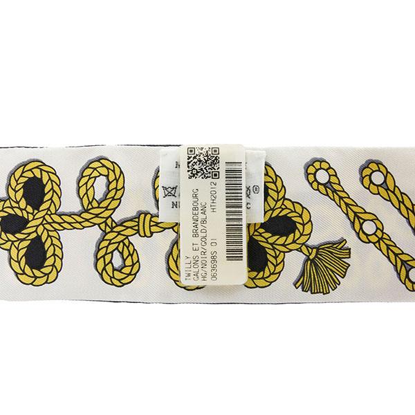 Twilly d'Hermes エルメス ツイリー 飾緒とブランデンブルク飾り