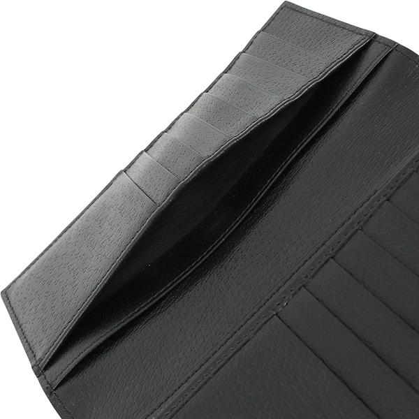GG グッチ 長財布 ダブルG ロング ウォレット GGマーモント ブラック