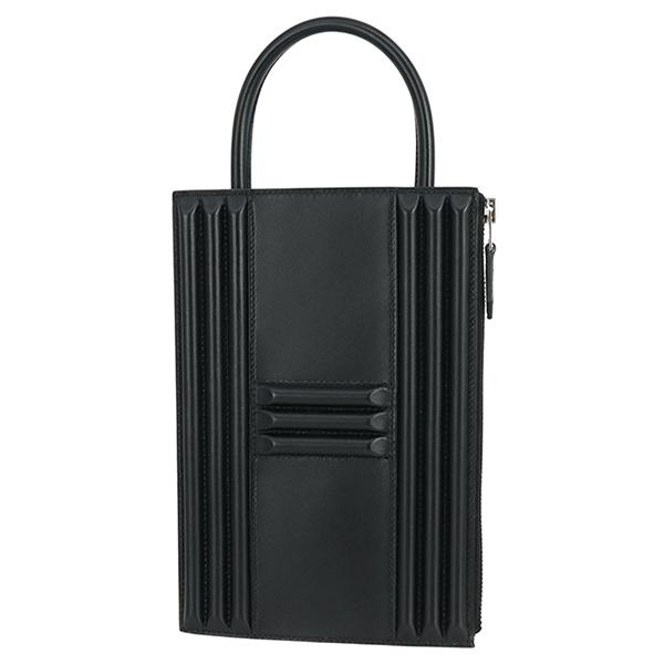 HERMES（エルメス） クラッチバッグ カデナ タデラクト 黒 7712