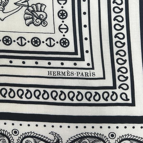 HERMES（エルメス） カレジェアン 140 ショール スカーフ 船乗りの