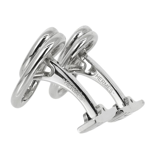 HERMES カフス　日本未入荷 HERMES】エルメス『SILVER シェーヌダンクル カフリンクス』カフス