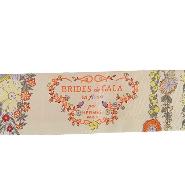 Twilly d'Hermes エルメス ツイリー シルク ブリッド ドゥ ガラ