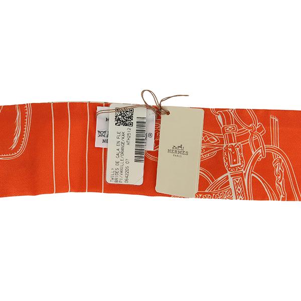 Twilly d'Hermes エルメス ツイリー シルク ブリッド ドゥ ガラ