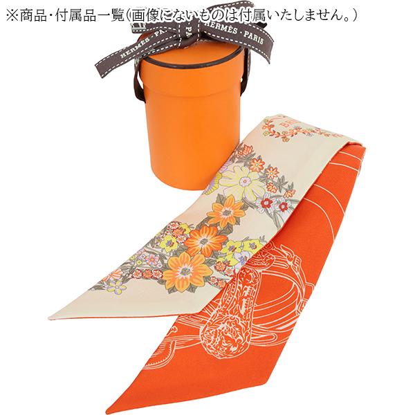 Twilly d'Hermes エルメス ツイリー シルク ブリッド ドゥ ガラ
