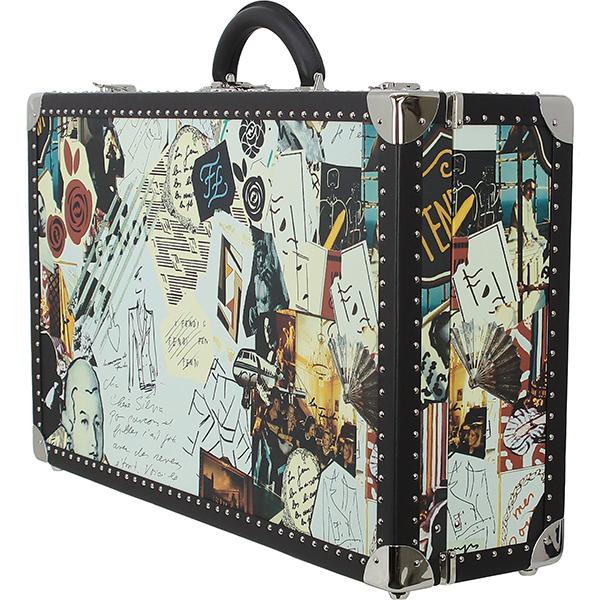 FENDI フェンディ トランク ハンドバッグ カールラガーフェルド FENDI フェンディ トランク ハンドバッグ カールラガーフェルド