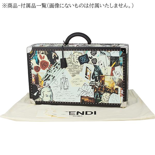 FENDI フェンディ トランク ハンドバッグ カールラガーフェルド FENDI フェンディ トランク ハンドバッグ カールラガーフェルド