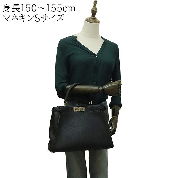 大幅値下げ！美品　FENDI ピーカブー ショルダーバッグ ミディアム PEEKABOO フェンディ ピーカブー アイコニック ミディアム セレリア