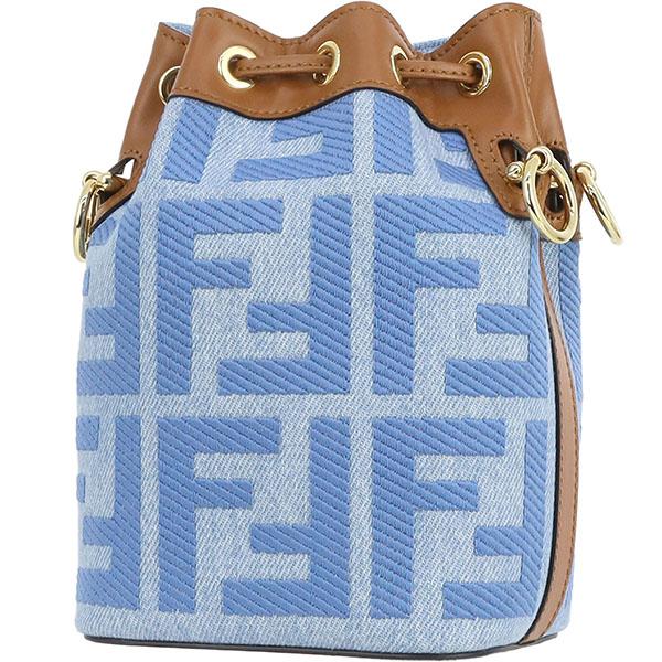 専用 [美品] FENDI モントレゾールズッカ柄レザーミニバック FENDI（フェンディ） ショルダーバッグ MON TRESOR モン トレゾール