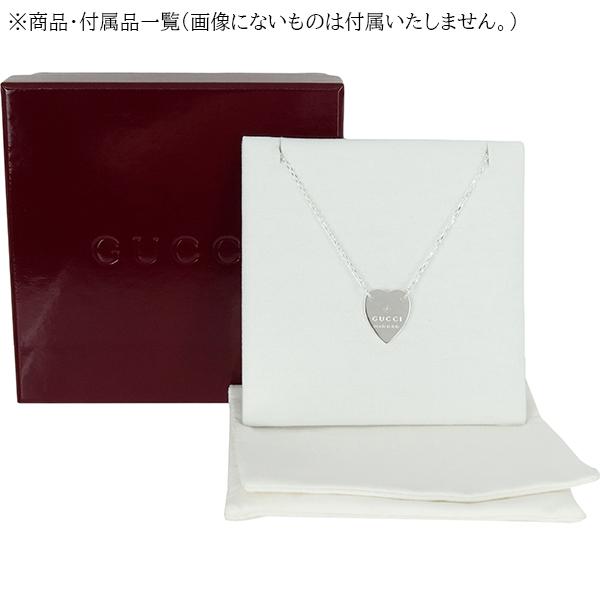 GUCCI（グッチ） トレードマーク ハート ペンダント付き ネックレス