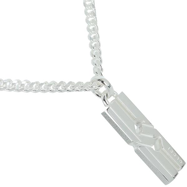 良品 グッチ ノットインフィニティ喜平 ネックレス 925 silver 純正 GUCCI（グッチ） ネックレス ノットインフィニティ プレート