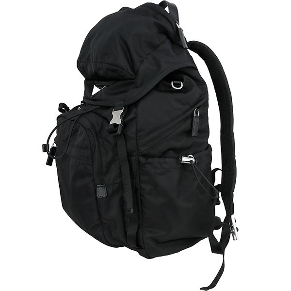 PRADA（プラダ） バックパック 2VZ090 リナイロン サフィアーノレザー