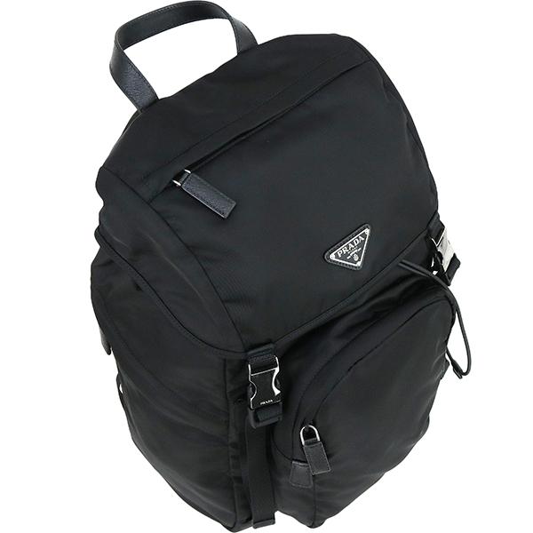 PRADA（プラダ） バックパック 2VZ135 リナイロン サフィアーノレザー