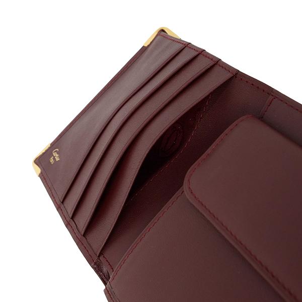 MUST DE CARTIER カルティエ 財布 マストドゥカルティエ 二つ折り財布
