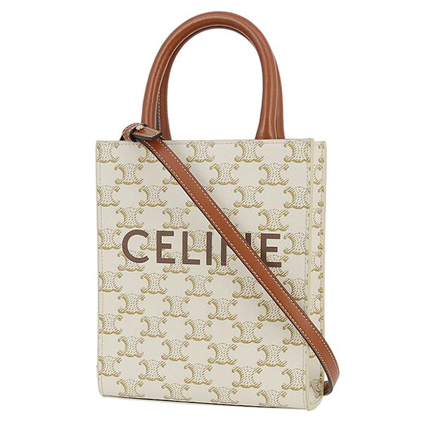 セリーヌ トートバッグ ショルダーバッグ ミニ バーティカルカバ トリオンフ キャンバス 8787 | CABAS（CELINE）