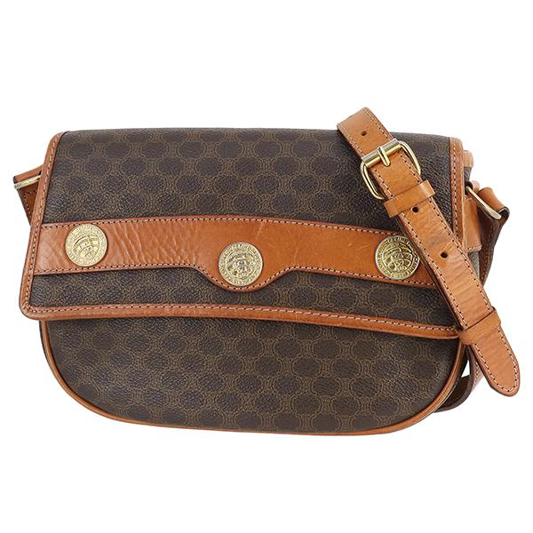 セリーヌ ショルダーバッグ マカダム ブラウン ベージュ 8790 | CELINE