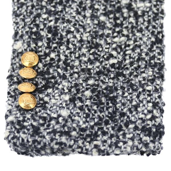 CELINE セリーヌ ジャケット Sサイズ レディース ツイード ブラック