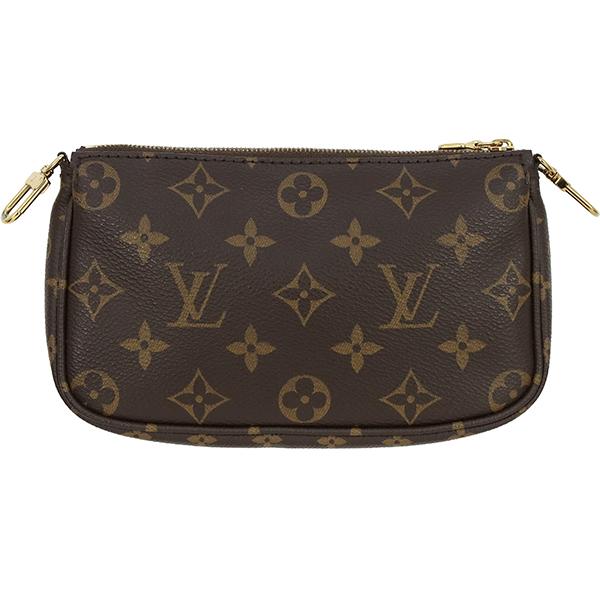 ルイヴィトン ミュルティ ポシェット アクセソワール ショルダーバッグ 茶 ルイ・ヴィトン LOUIS VUITTON ミュルティ・ポシェット・アクセ