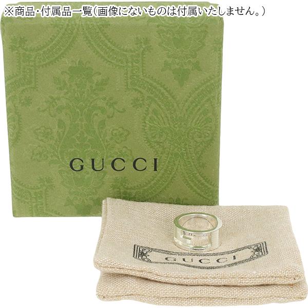 グッチ リング ブランデッドG レギュラーリング スターリングシルバー 9357の画像