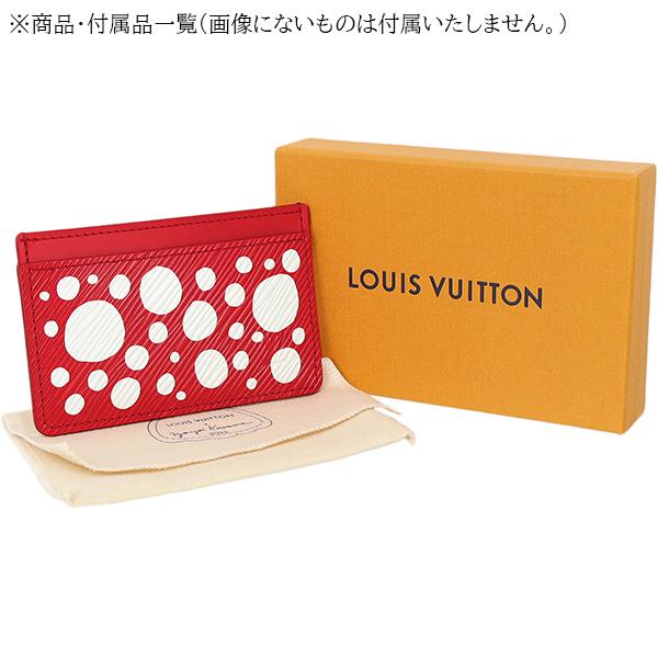ルイヴィトン カードケース LV×YK ポルトカルトサーンプル M81919 エピ インフィニティ ドット 9451の画像