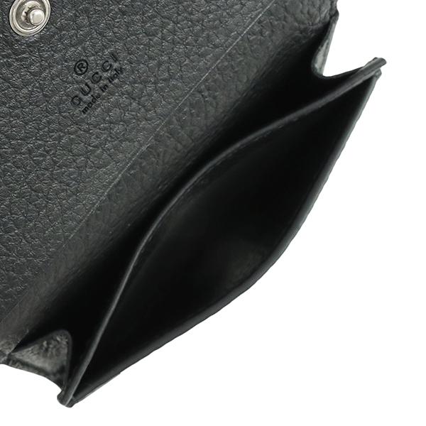 GUCCI（グッチ） 名刺入れ ダブルG エンボス レザー 795335ブラック