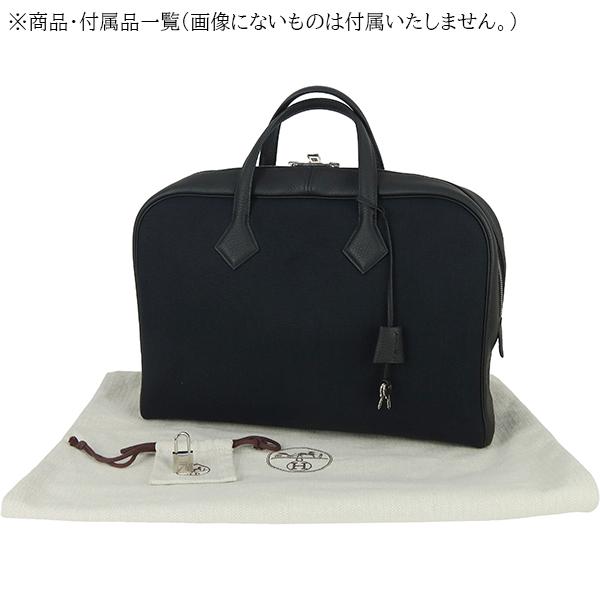エルメス HERMES ヴィクトリアカバス トリヨンクレマンス エプソン トート Victoria エルメス ヴィクトリア 2 12H トワルH トリヨンクレマンス 黒