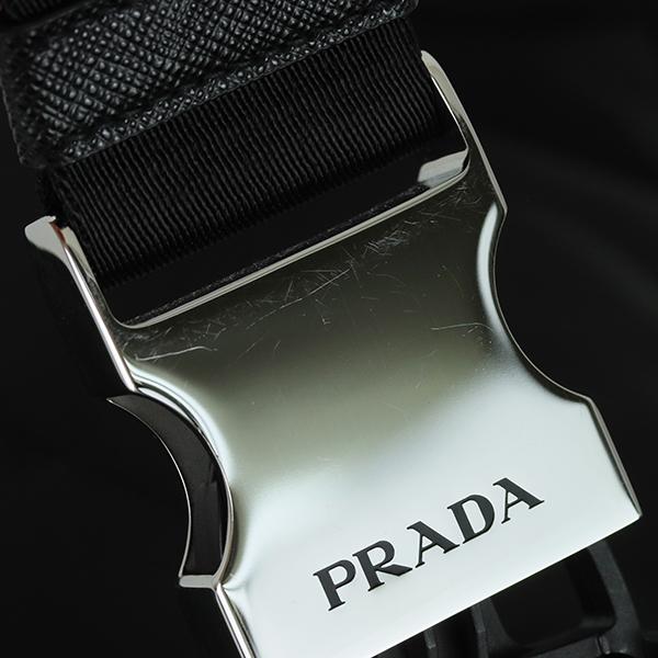 PRADA（プラダ） Re-Nylon サフィアーノレザー ワンショルダーバッグ