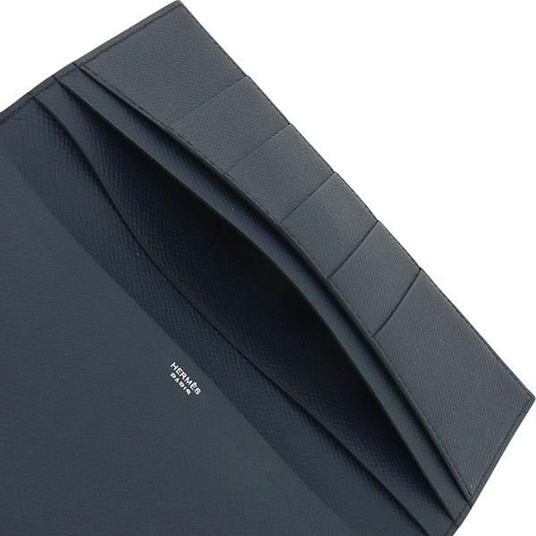 HERMES（エルメス） 財布 MC2 フレミング エプソン ブルーインディゴ