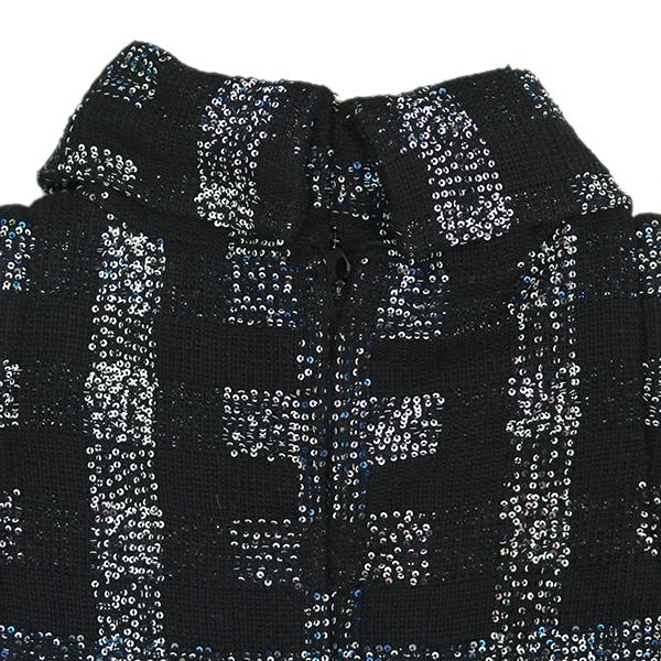 【美品】シャネル フレア ミニワンピース 絹 カシミヤ 黒 38 P30846 美品】シャネル フレア ミニワンピース 絹 カシミヤ 黒 38