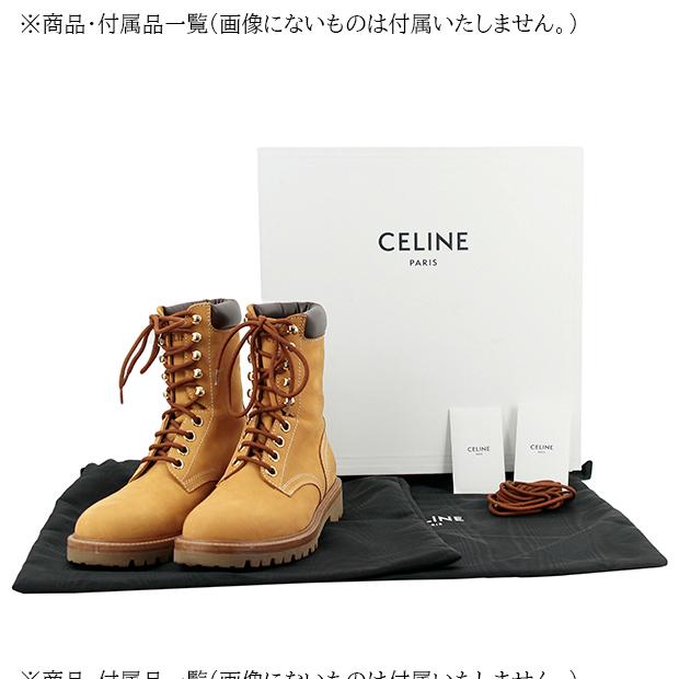 CELINE セリーヌ ブーツ 26cm メンズ レースアップ 編み上げ CELINE セリーヌ ブーツ 26cm メンズ レースアップ 編み上げ