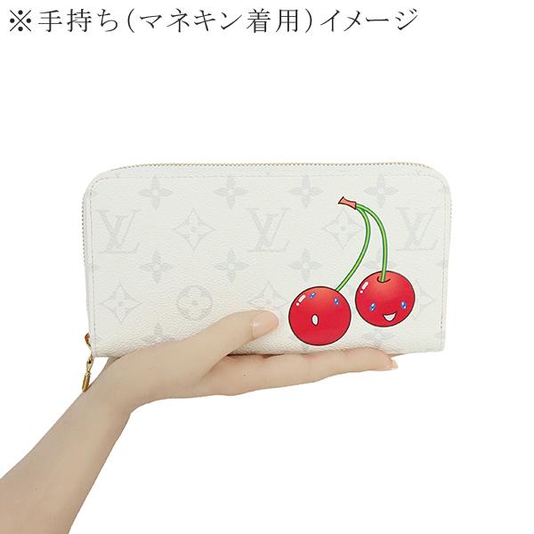 ルイヴィトン 長財布 LV × TM ジッピーウォレット モノグラム チェリー ホワイト ラウンドファスナー長財布 ラウンドジップウォレット 新品 h-a416sp ジッピー・ウォレット ルイヴィトン 長財布 LV × TM ジッピー
