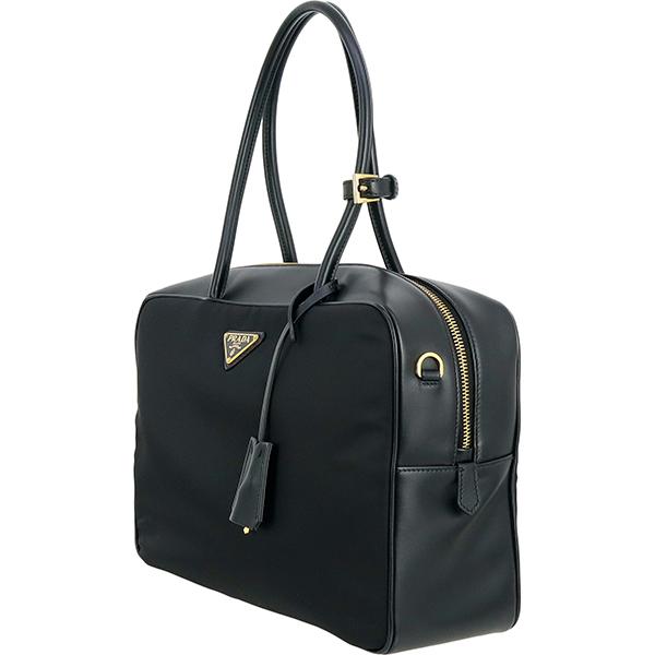 PRADA プラダ ラージハンドルバッグ リナイロン ブラック 1BB131 PRADA プラダ ラージハンドルバッグ リナイロン ブラック 1BB131