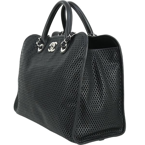 CHANEL シャネル フレンチリヴィエラ メッシュレザー 2WAYバッグ 